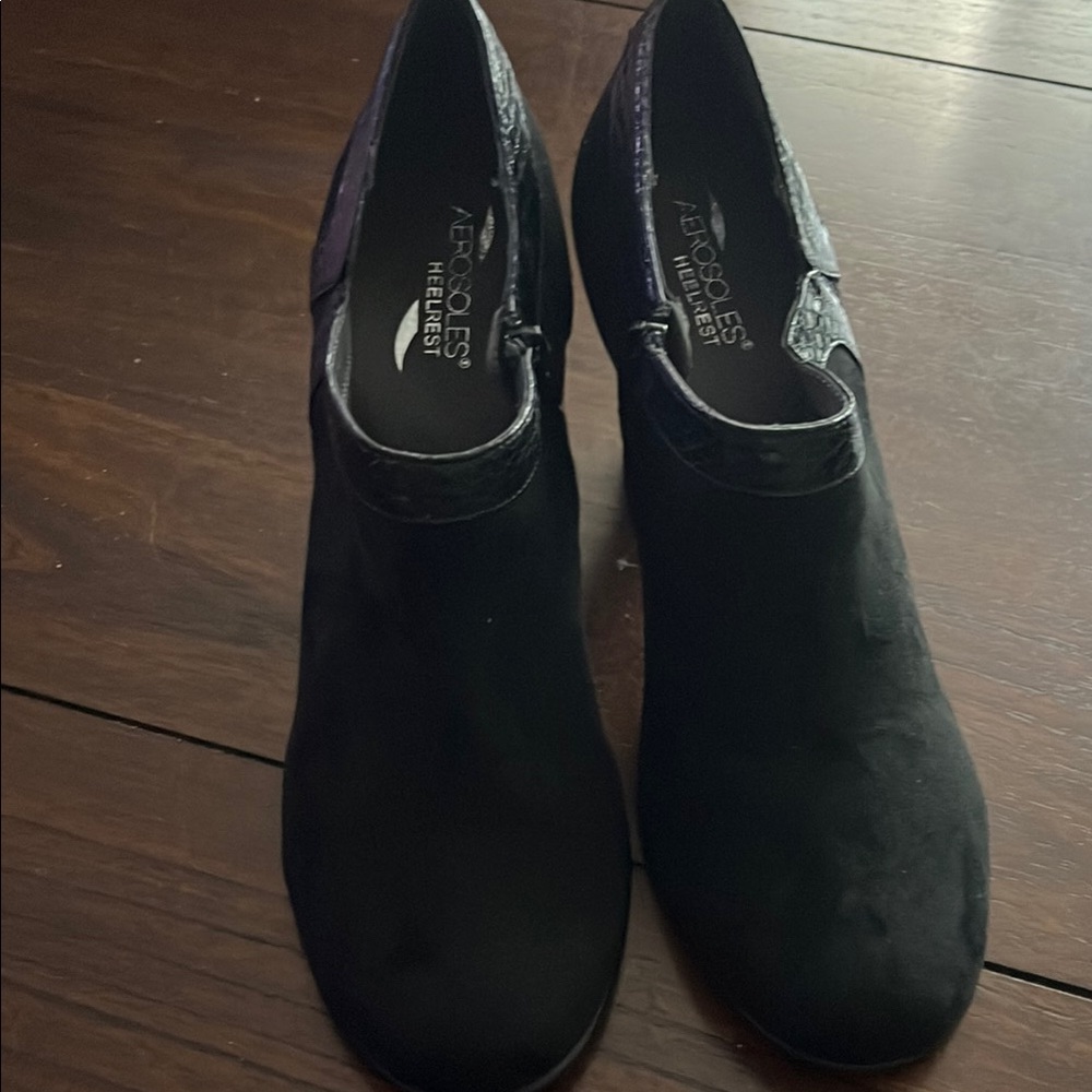 AEROSOLES Black Heeled Boots
